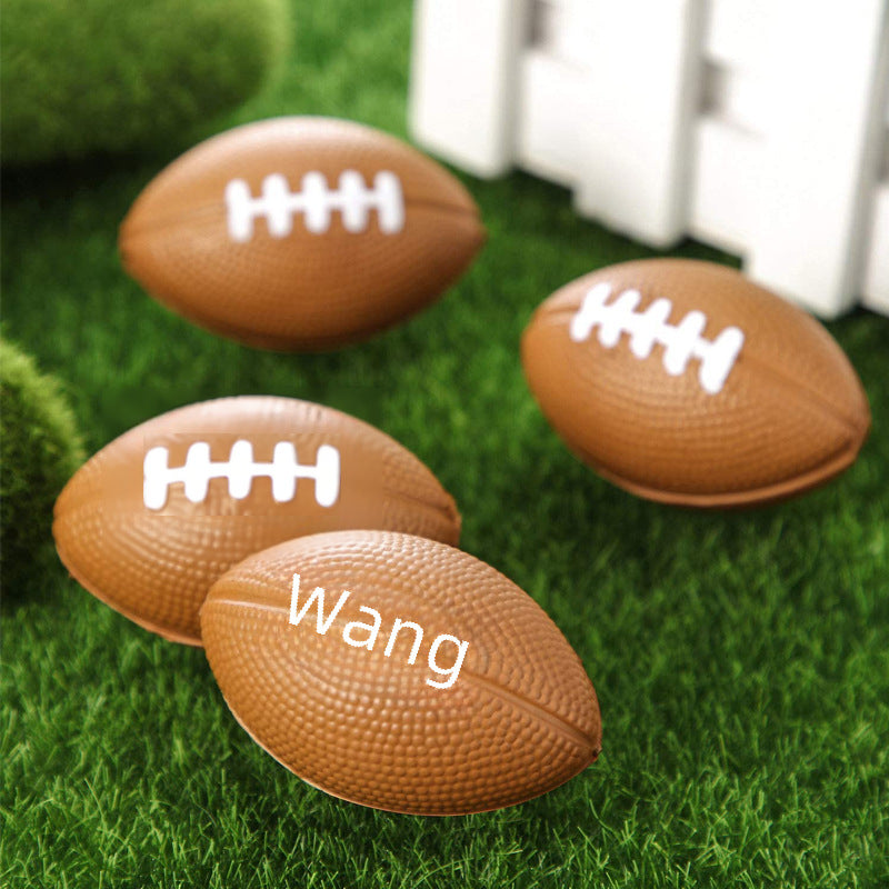 Wholesale  sponge ball 4cm rugby basketball football PU slow rebound decompression vent pressure ball decompression play